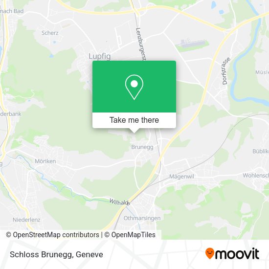 Schloss Brunegg map