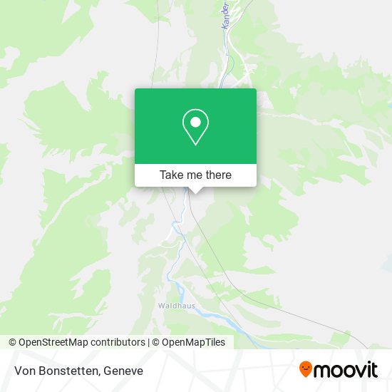 Von Bonstetten map