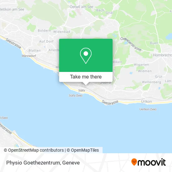 Physio Goethezentrum map