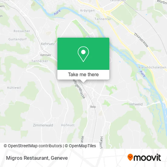 Migros Restaurant map