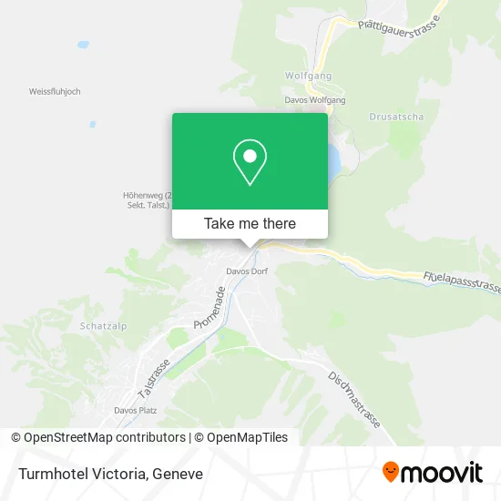 Turmhotel Victoria map