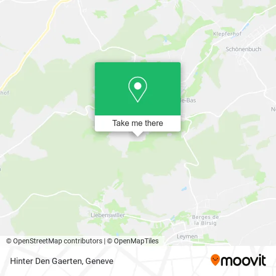 Hinter Den Gaerten map