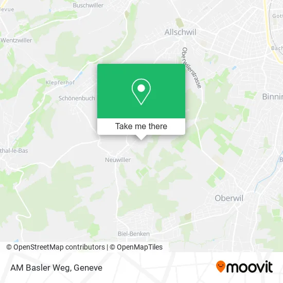 AM Basler Weg map