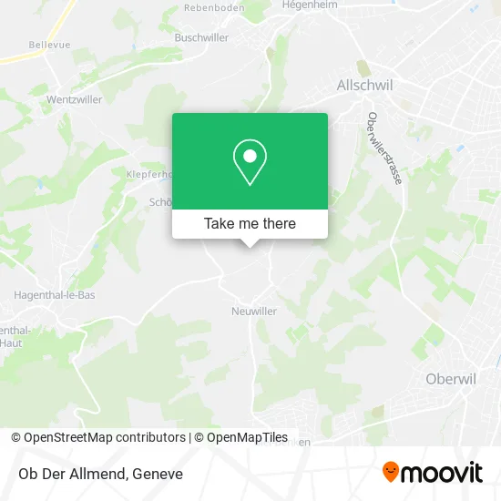 Ob Der Allmend map