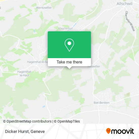 Dicker Hurst map