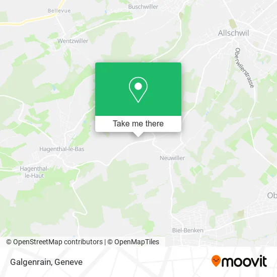 Galgenrain map