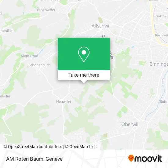 AM Roten Baum map