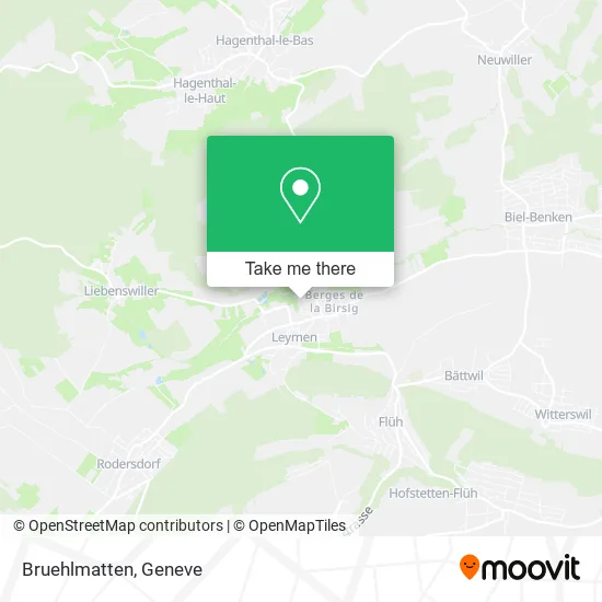 Bruehlmatten map