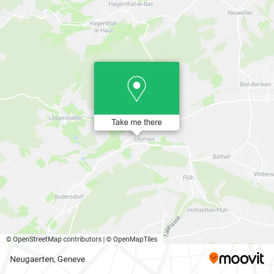 Neugaerten map