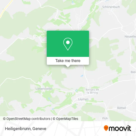 Heiligenbrunn map