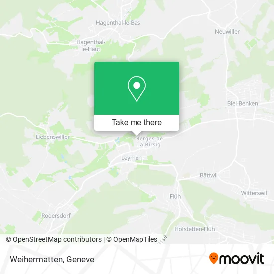 Weihermatten map