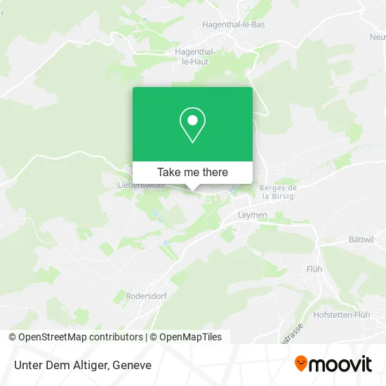 Unter Dem Altiger map