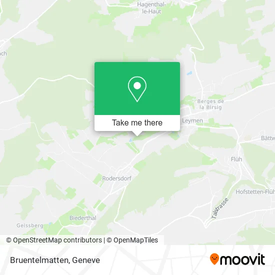 Bruentelmatten map