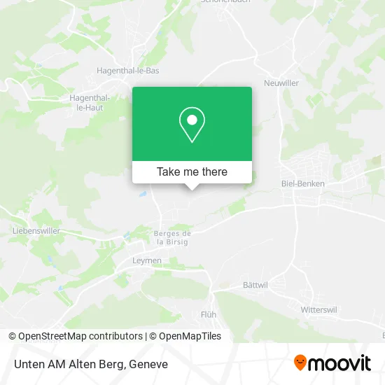 Unten AM Alten Berg map