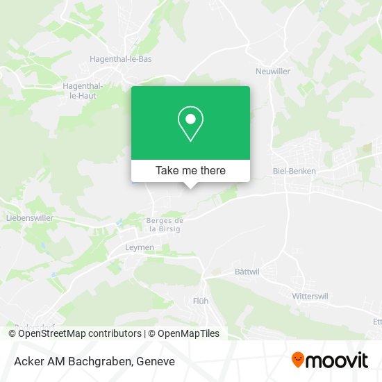 Acker AM Bachgraben map