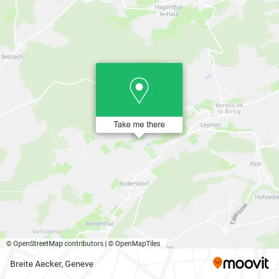 Breite Aecker map