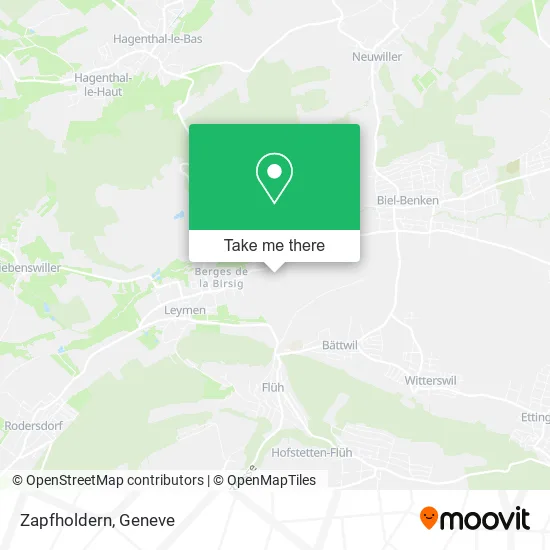 Zapfholdern map