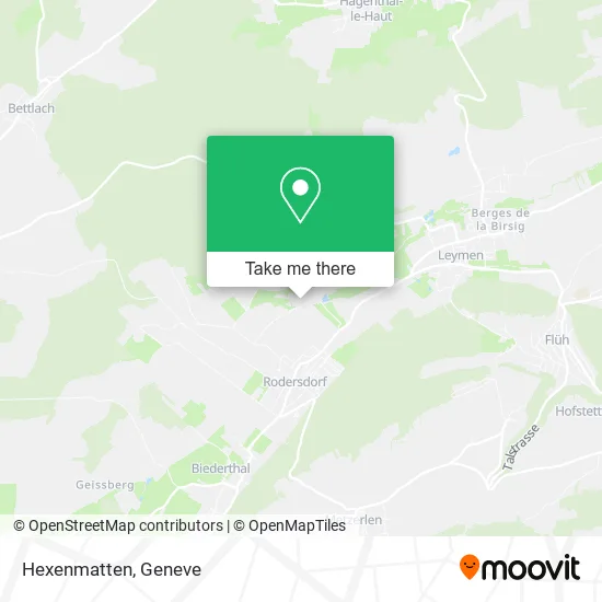 Hexenmatten map