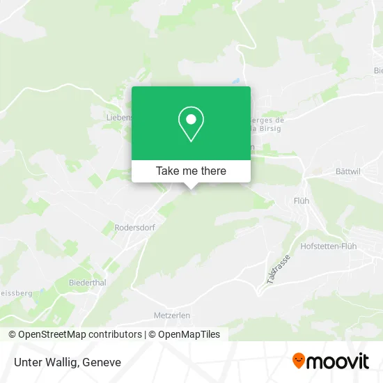Unter Wallig map