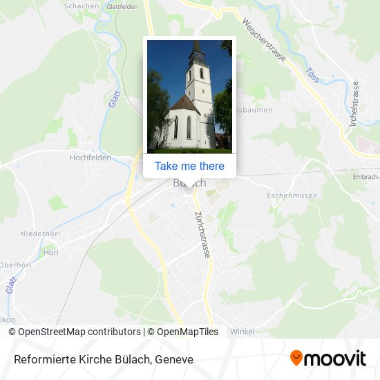 Reformierte Kirche Bülach map