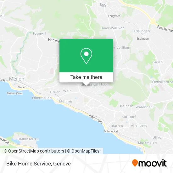Bike Home Service map