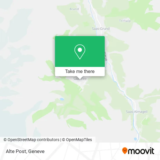 Alte Post map