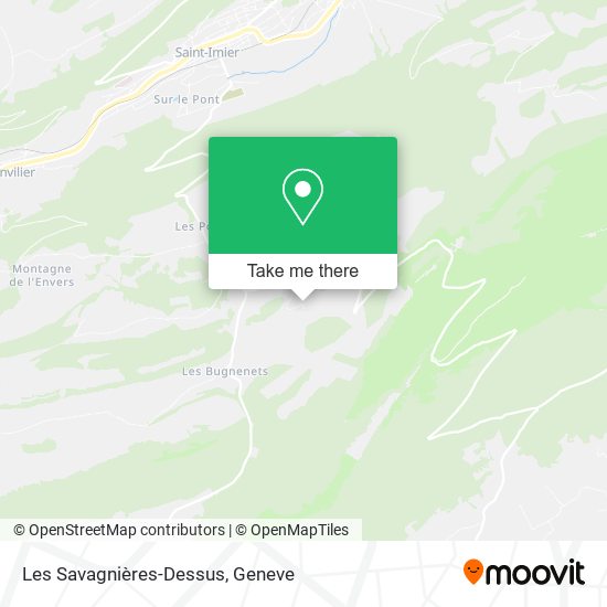 Les Savagnières-Dessus map