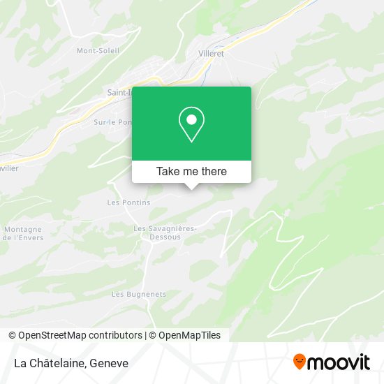 La Châtelaine map