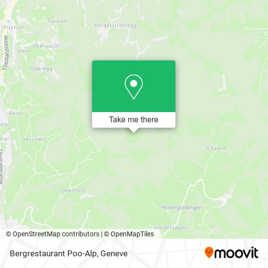 Bergrestaurant Poo-Alp map
