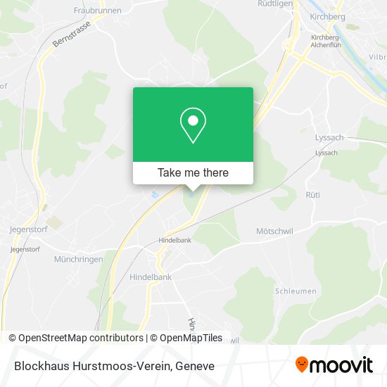 Blockhaus Hurstmoos-Verein map
