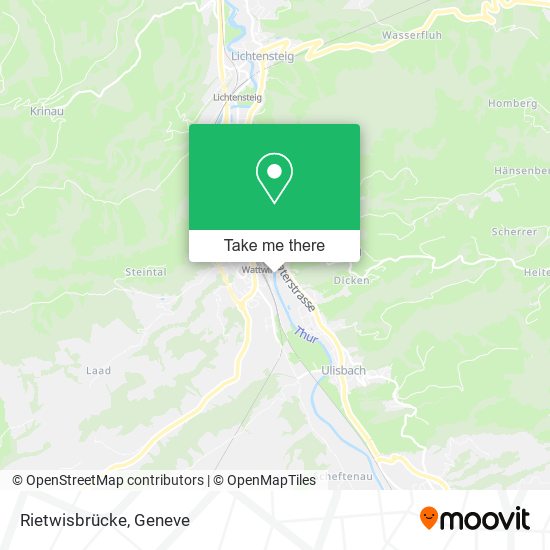 Rietwisbrücke map