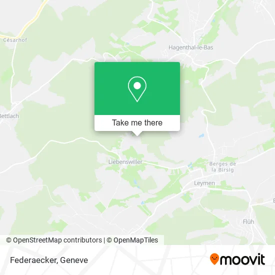 Federaecker map