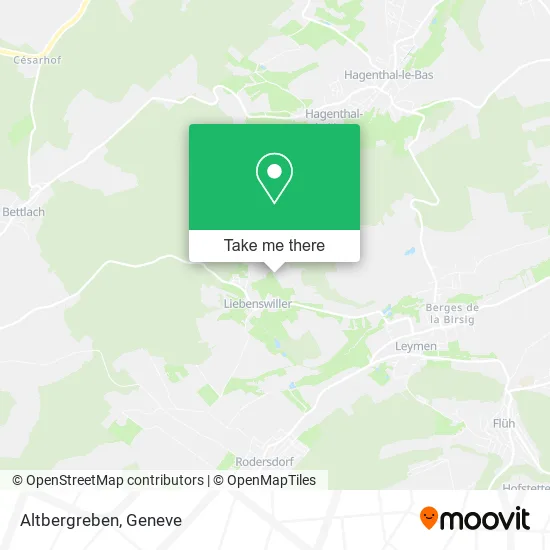 Altbergreben map