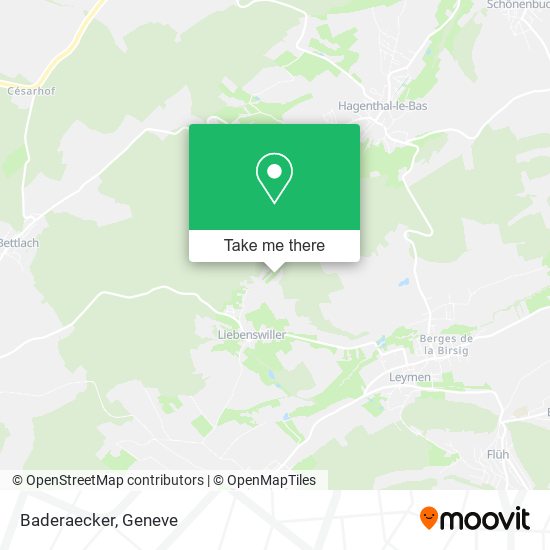 Baderaecker map