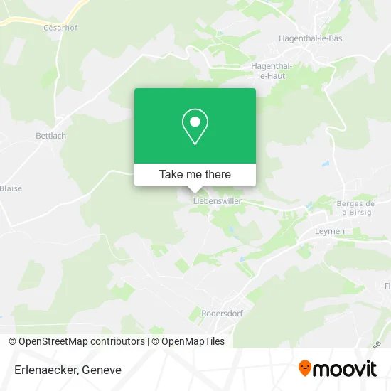 Erlenaecker map