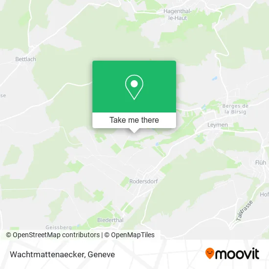 Wachtmattenaecker map