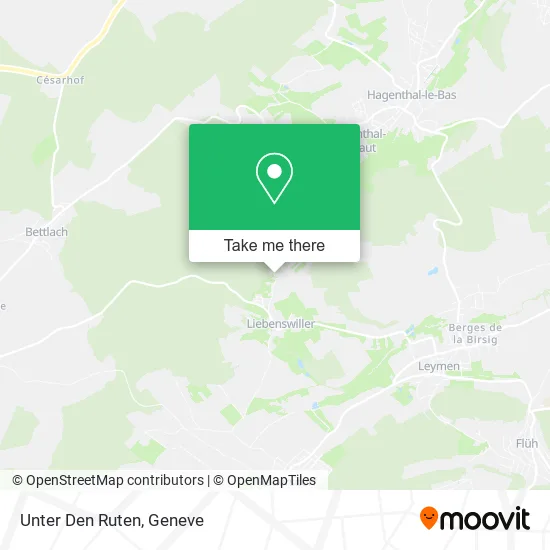 Unter Den Ruten map