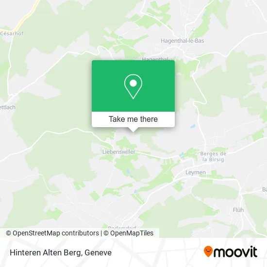 Hinteren Alten Berg map