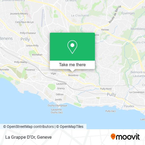 La Grappe D’Or map
