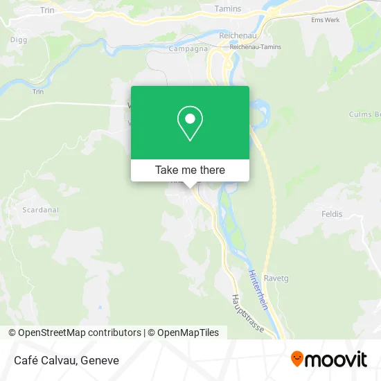 Café Calvau map