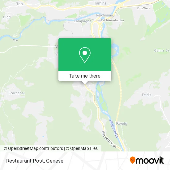 Restaurant Post map