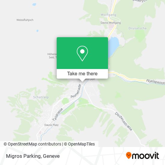 Migros Parking map