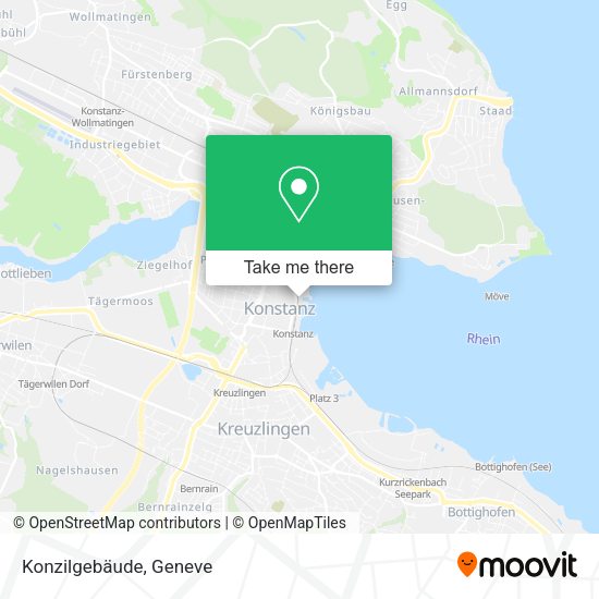 Konzilgebäude map