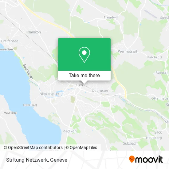 Stiftung Netzwerk map