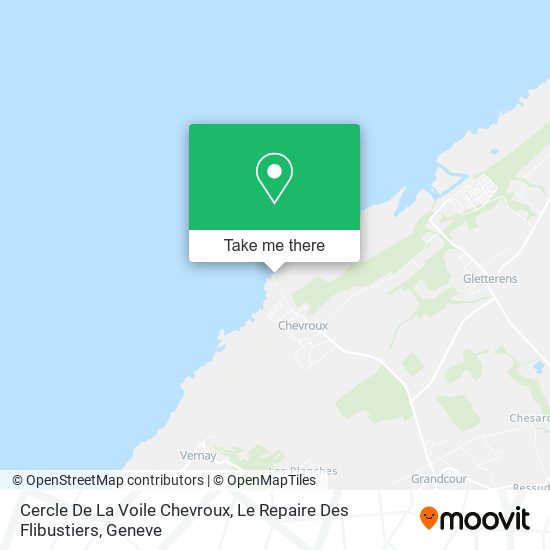 Cercle De La Voile Chevroux, Le Repaire Des Flibustiers map