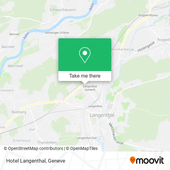 Hotel Langenthal map