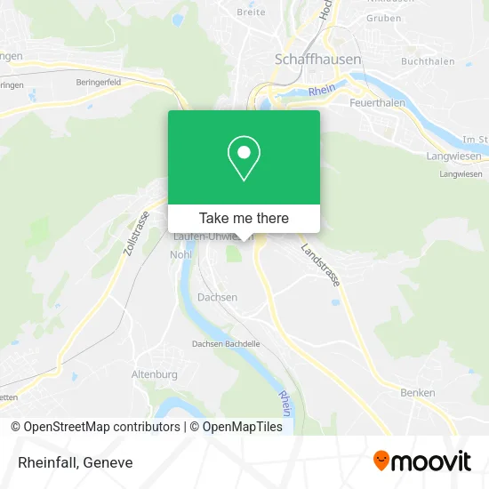 Rheinfall map