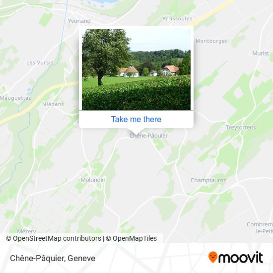 Chêne-Pâquier map