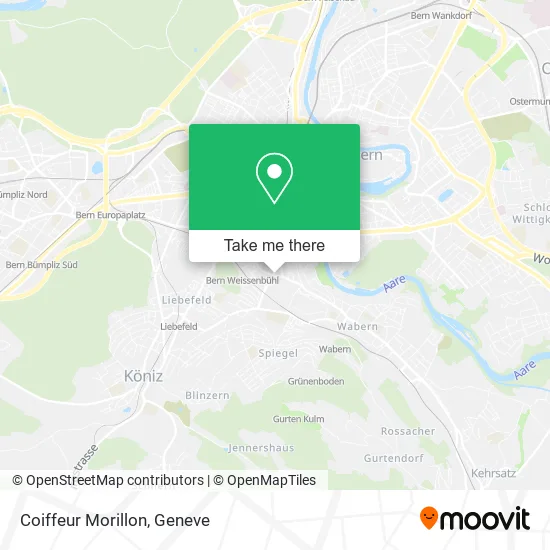 Coiffeur Morillon map