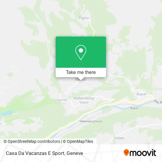 Casa Da Vacanzas E Sport map